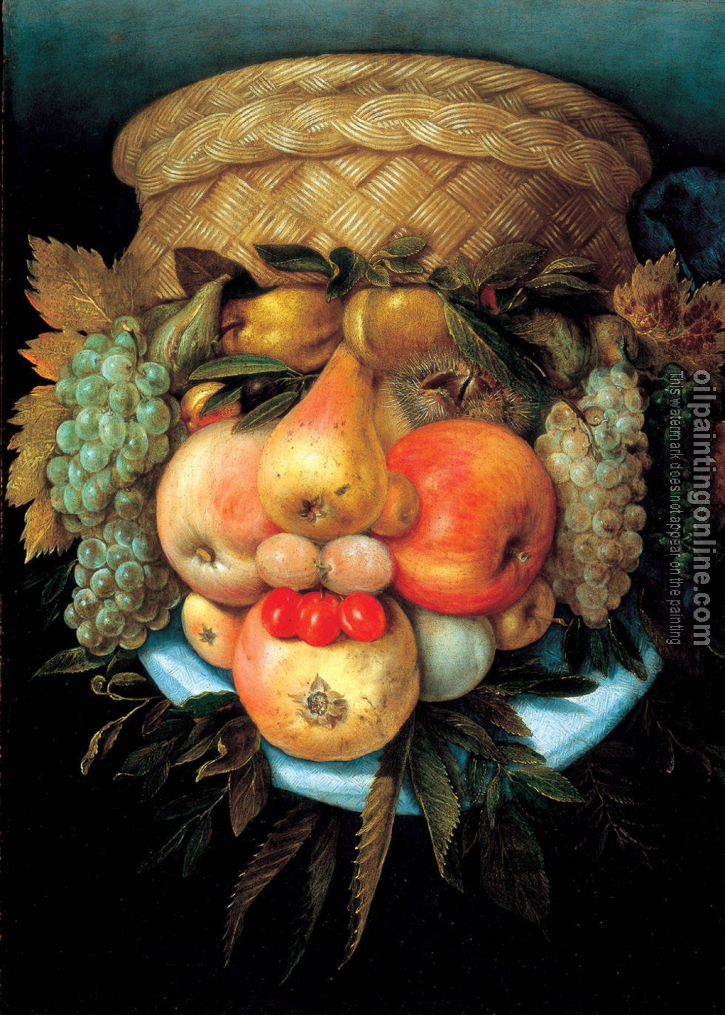 Arcimboldo, Giuseppe - Fruit Basket